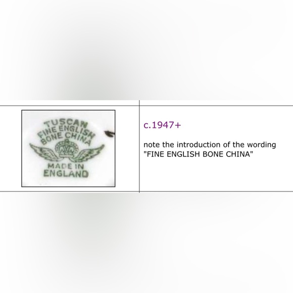 Vintage Bone china English Tea Cup Gold Dragons Pale Pink Tuscan - Picture 11 of 11